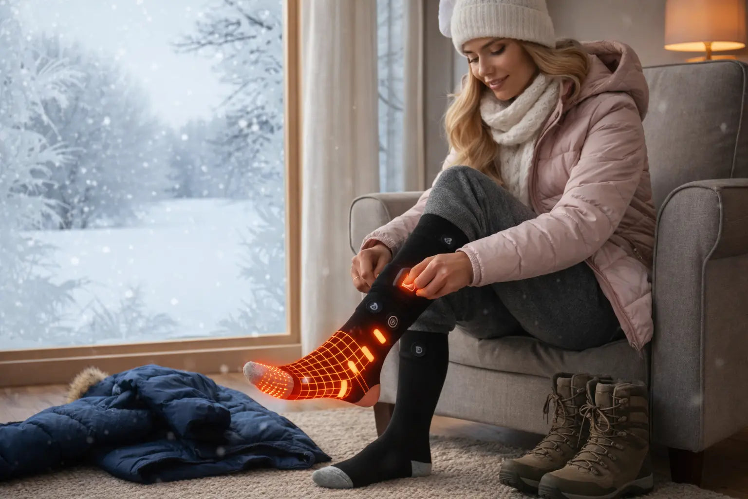 NorthNest™ ArcticStep Socks – Rechargeable Thermal Socks