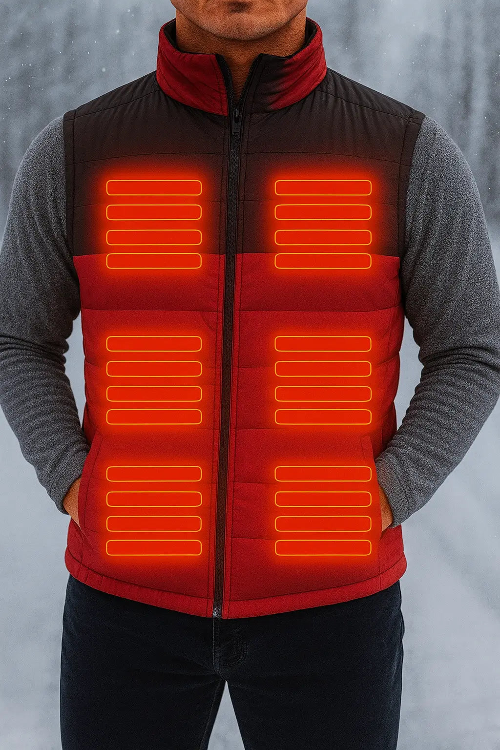 NorthNest™ ArcticCore Vest – Lightweight Heated Winter Vest