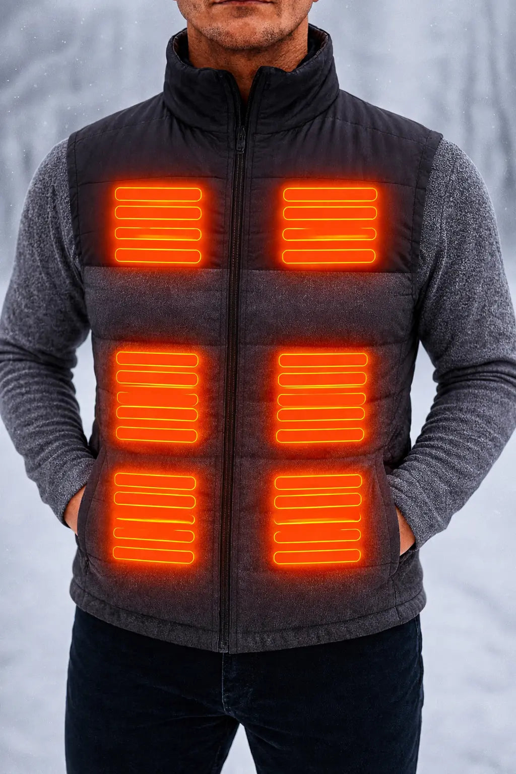 NorthNest™ ArcticCore Vest – Lightweight Heated Winter Vest