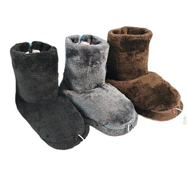 NorthNest™ WarmStep Slippers – Rechargeable Indoor Heated Comfort